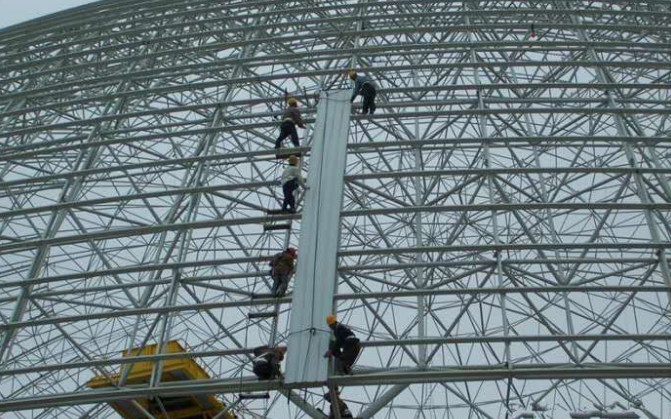 昆明网架装配好以后应当留神哪八项验收事件